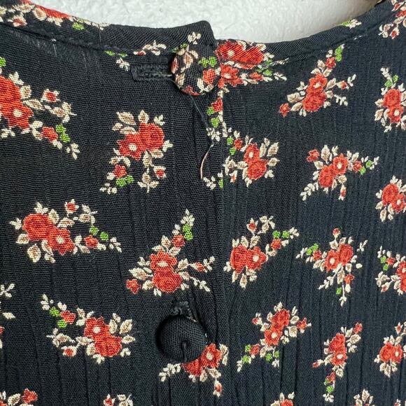 Vtg. Marsha Brander for Componix Women's Sz 10 Boho Floral Paisley Top 80s 90s - Picture 9 of 9